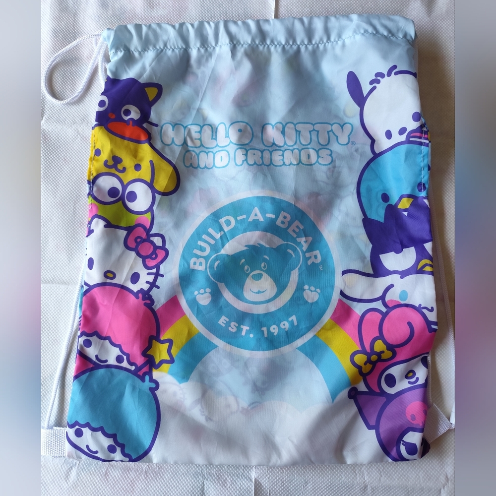3/$25💙Build-A-Bear Hello Kitty Friends Drawstring Bag
